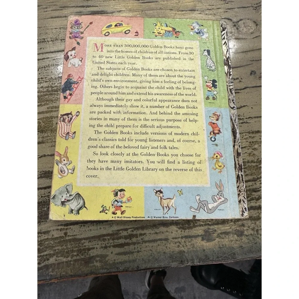 Donald Duck and The Witch Little Golden Book 1953 Edition - 1st Edition